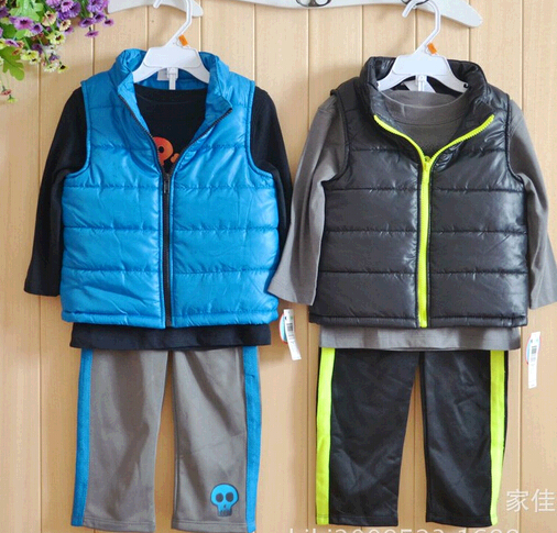Baby or child vest and shirt and pants suit