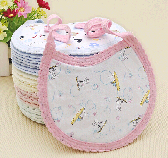 Wholesale custom cheap cotton baby bibs, infant bibs