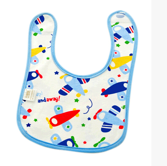 Custom logo or shape cotton baby bibs, infant bibs, newborn bibs
