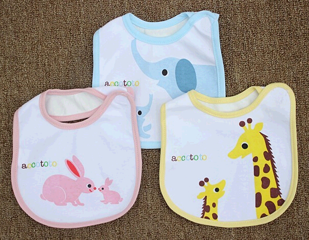 2015 promotional cheap cotton baby bibs, newborn baby bibs, infant baby bibs