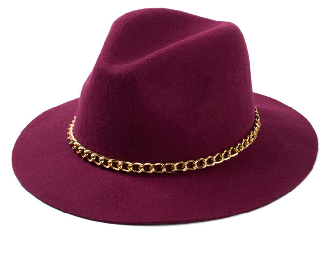 Wholesale with wide brim wool felt fedora hats