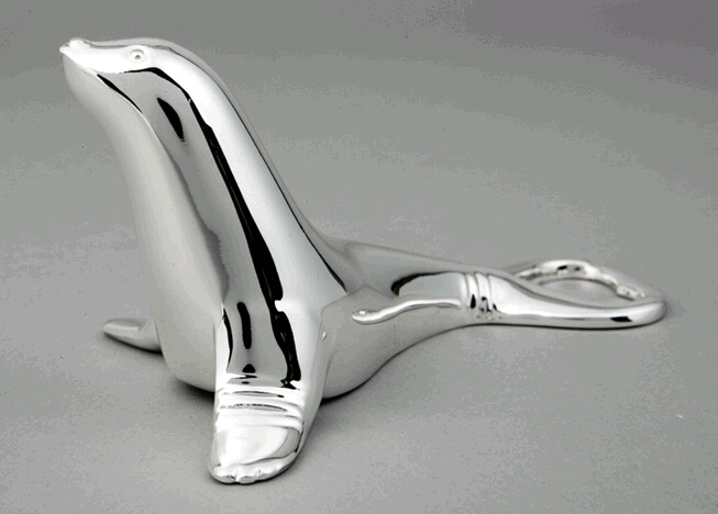 High quality zinc alloy material sea lion shape bottle opener