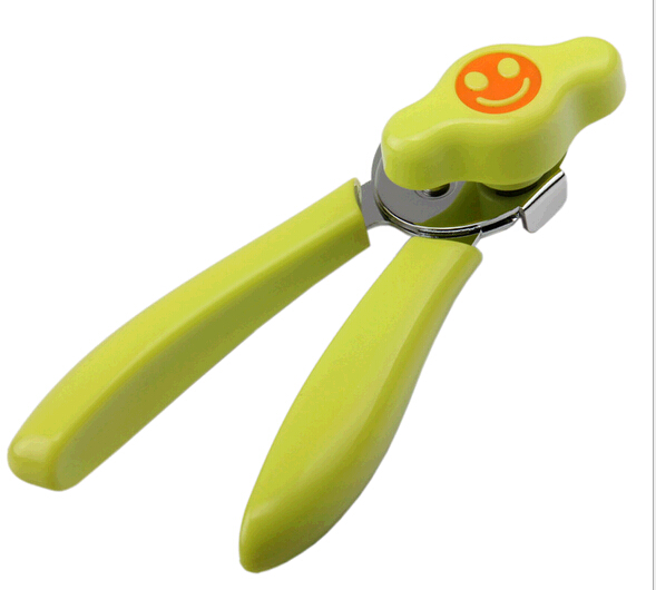 Promotional smile handle stainless steel can bottle opener