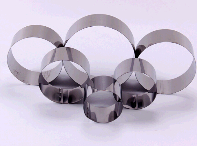 Wholesale cheap round shape 6pcs set circle cake tin