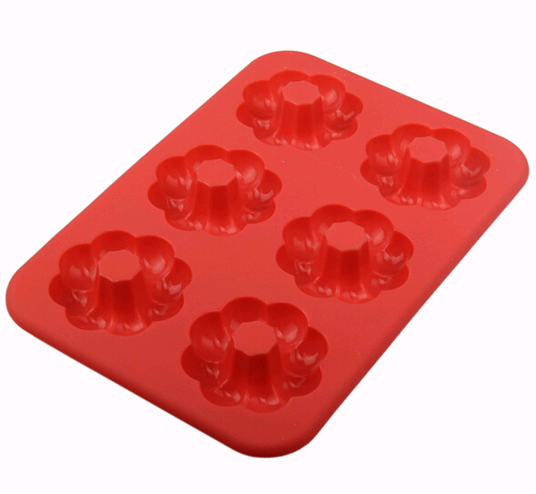 Wholesale silicone flower shape cake mould, chocolate molds
