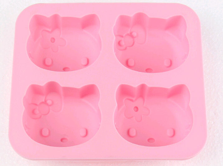 Wholesale cat shape silicone chocolate molds, silicone cake molds