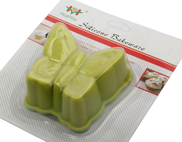 Wholesale bowknot shape silicone cake mould, silicone cake bakeware