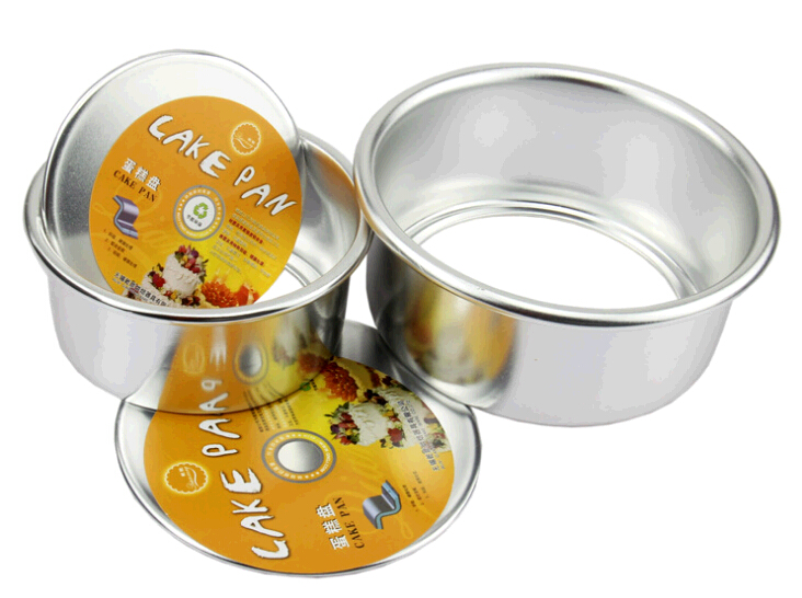 Wholesale aluminum alloy 6inch round shape cake mould