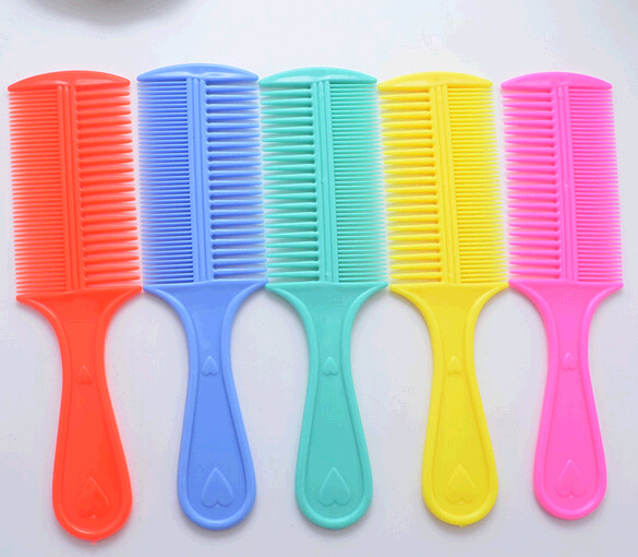 Promotional cheap double side plastic comb