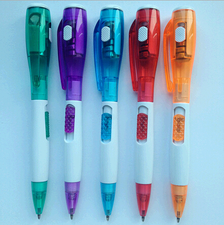 Promotional cheap laser light ballpoint pen