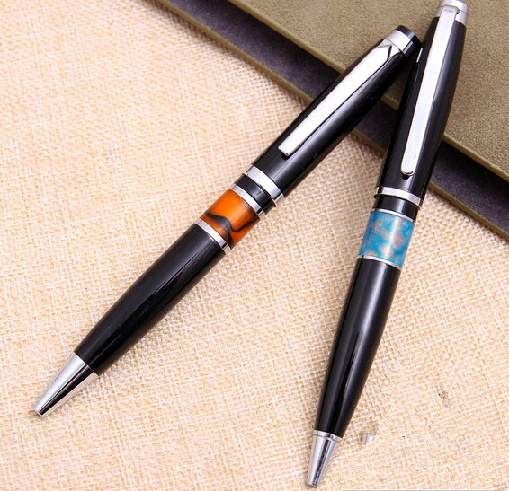 Wholesale promotional good quality black color metal pen