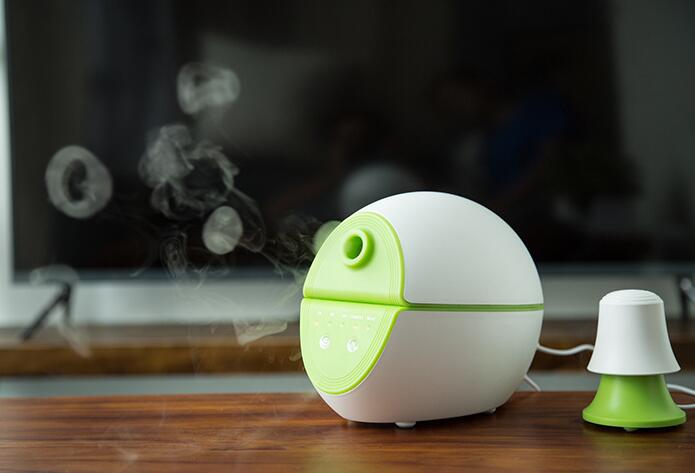 Wholesale 330ml round circle mist essencial oil aroma diffuser with timer
