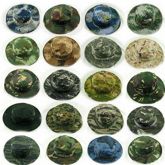 Wholesale sun visor camouflage cap,  bucket hat