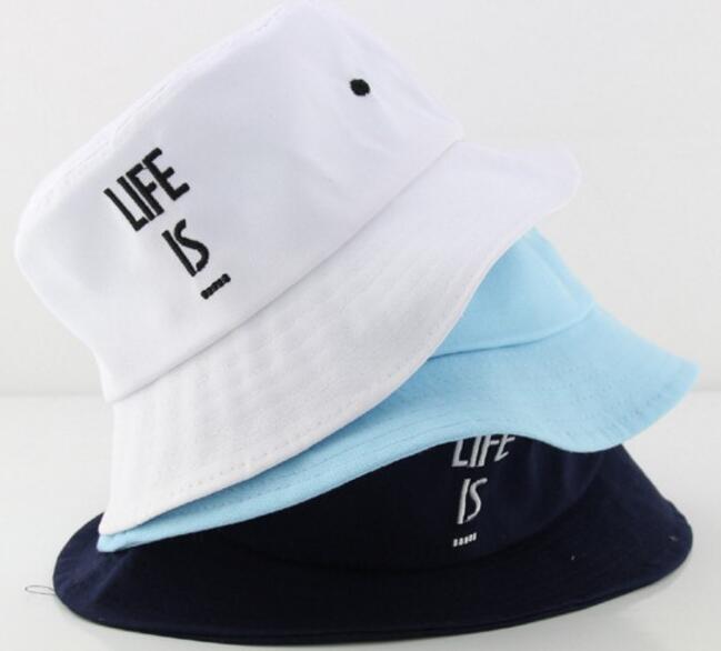 Wholesale white color bucket  sun cap, outside sport woman cap
