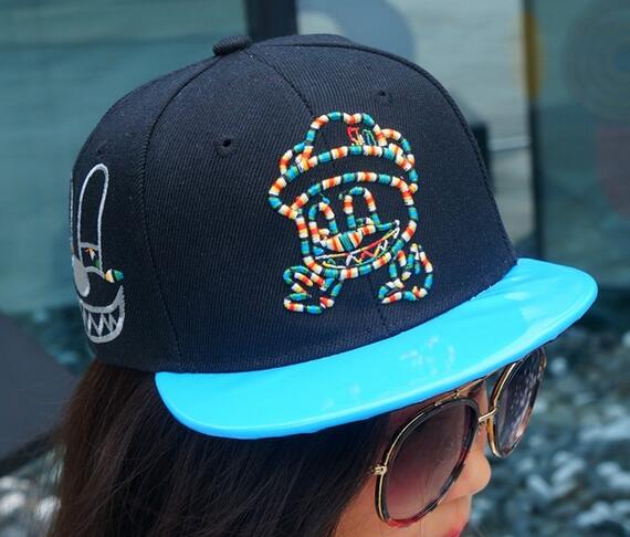 Wholesale penguin decoration children hip hop cap