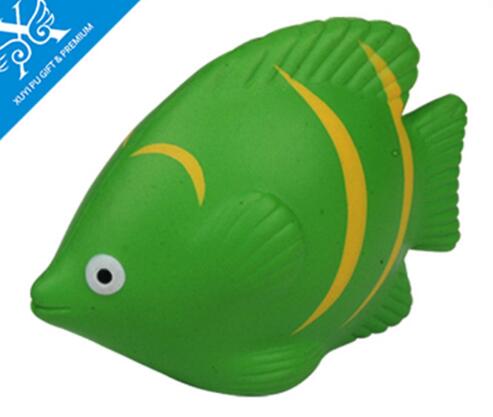 Wholesale tropical fish shape pu stress ball