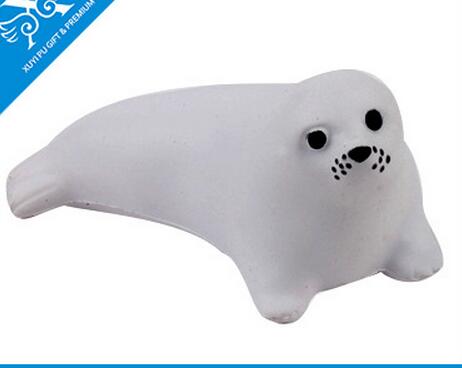Wholesale sea lion shape pu stress ball