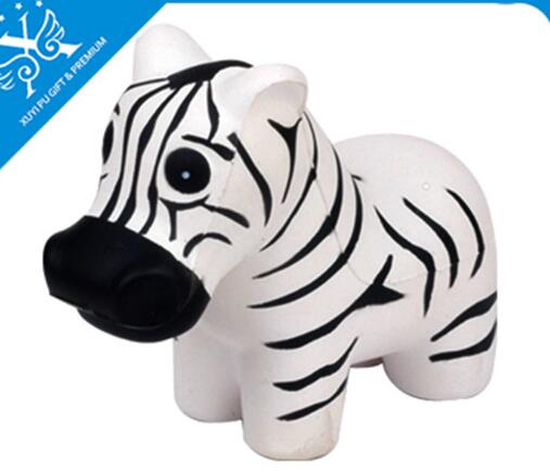 Wholesale zebra shape pu stress ball