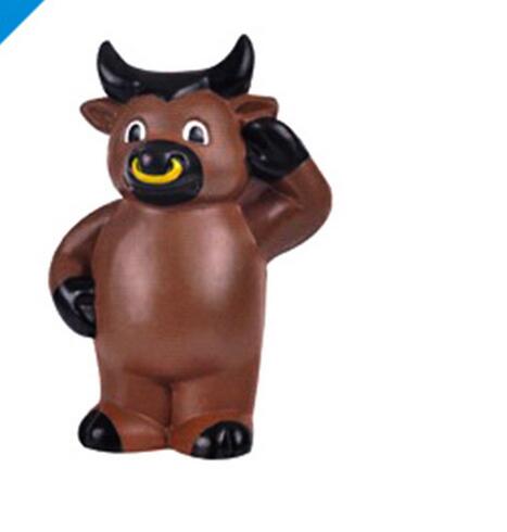 Wholesale bull or cow shape pu stress ball