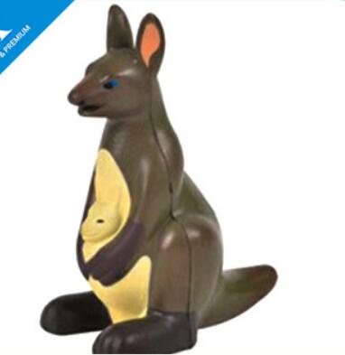 Wholesale kangaroo shape pu stress ball