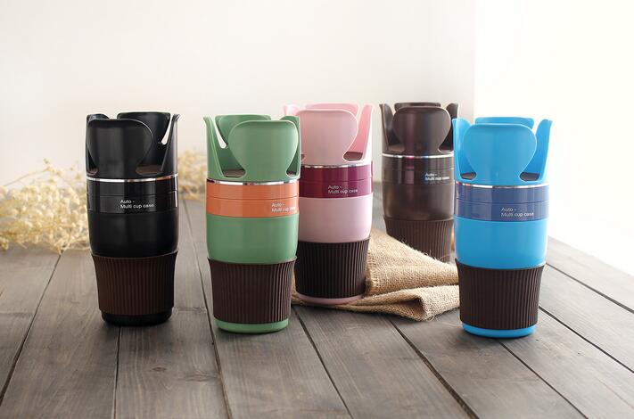 Wholesale multi-function car portable swivel mug