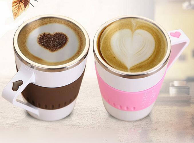 Wholesale 330ml stainless steel temperature sensing intelligent smart mug