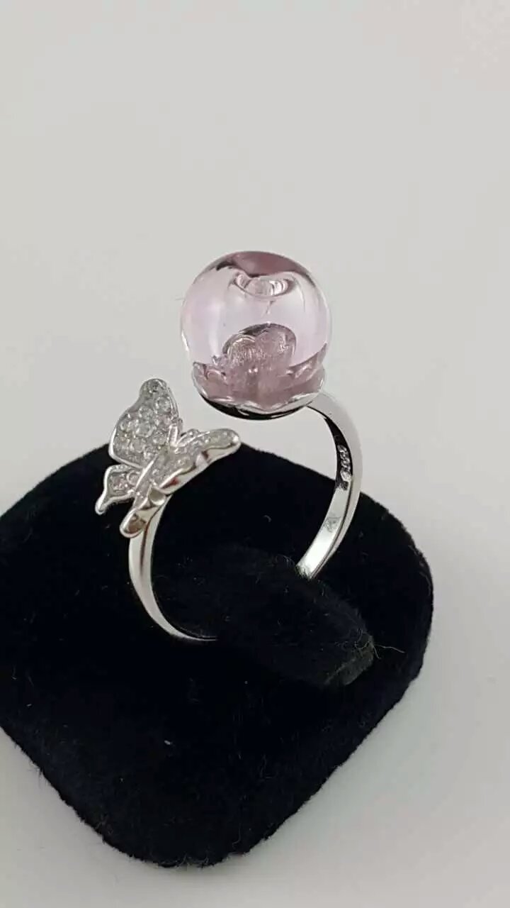 Wholesale light purple bottle essencial oil diffuser ring