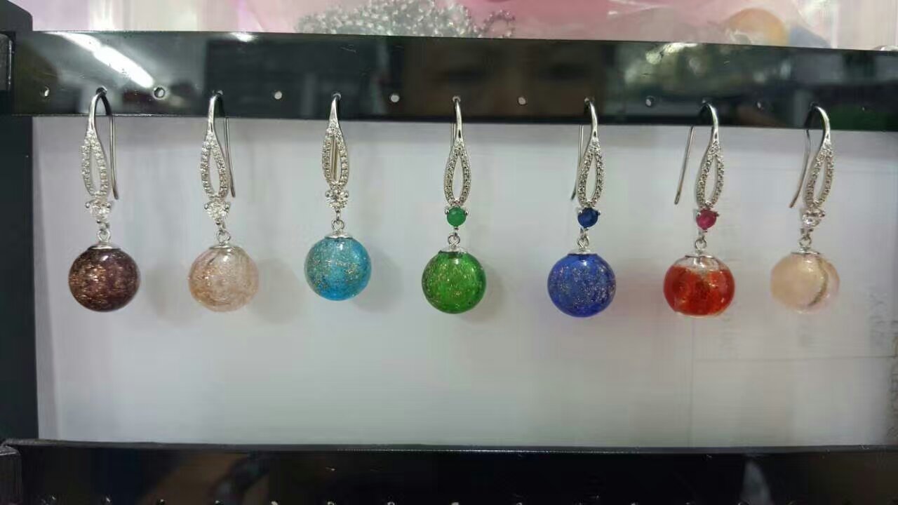 Wholesale essencial oil diffuser jewelry 925 silver earring