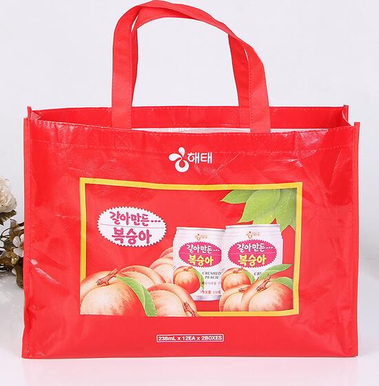 Wholesale customized colorful logo lamination cover logo non woven bag