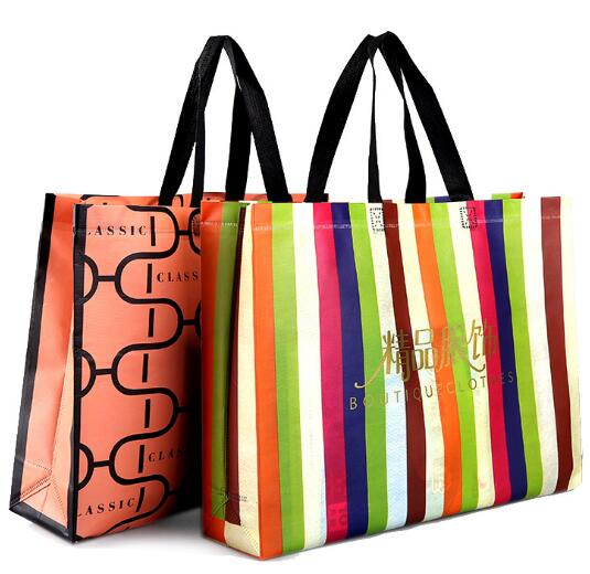 Wholesale colorful mix color non woven bag