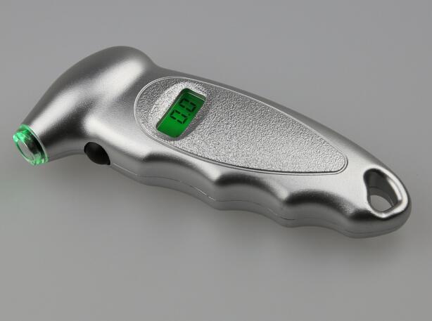 Wholesale cheap style sivler color digital tire gauge