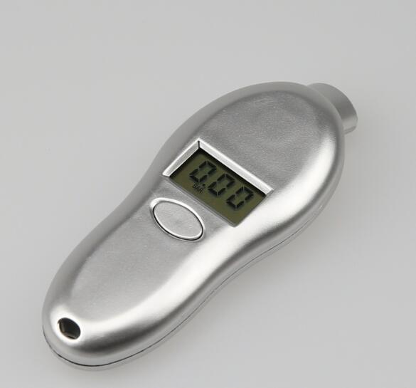 Promotional high quality silver color digital tire gauge