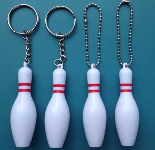 Promotional bowling shape with led keychain