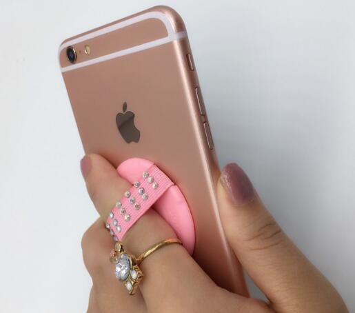 Promotional round shape sitcker ring mobile phone holder