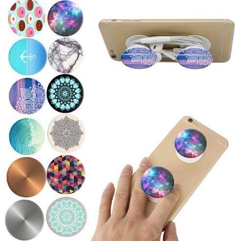 Promotional double stickery pop stand for mobile phone and headphone