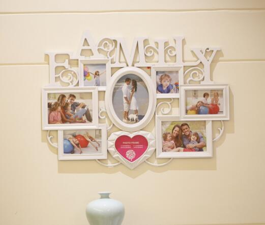 Promotional 8pcs 4inch and 7inch and 6inch and 8inch family photo frame