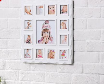 Promotional 13pcs square shape baby photo frame