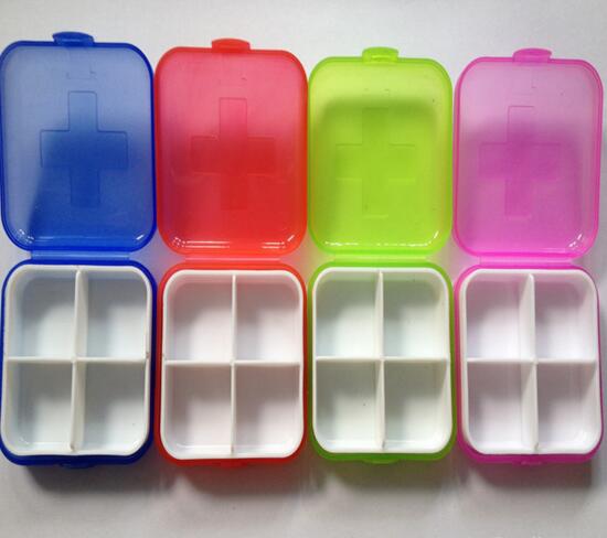 Promotional portabale 4 days capsule pill organizer