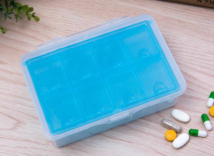 Promotional 8 days pill box or 8 days pill dispenser