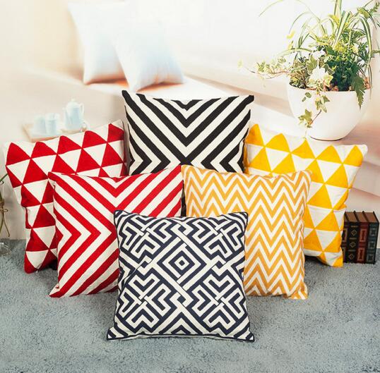 Custom logo digital printing square shape jute pillow cover