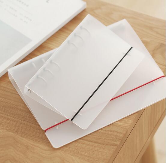 Promotional with elastic and metal clip document file folder