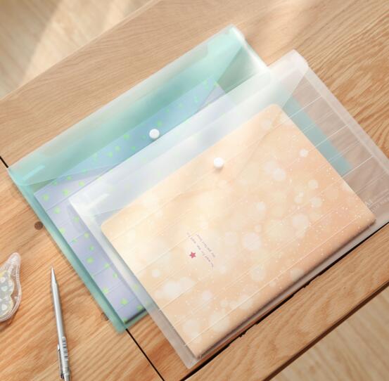 Wholesale custom printing logo plastic file folder