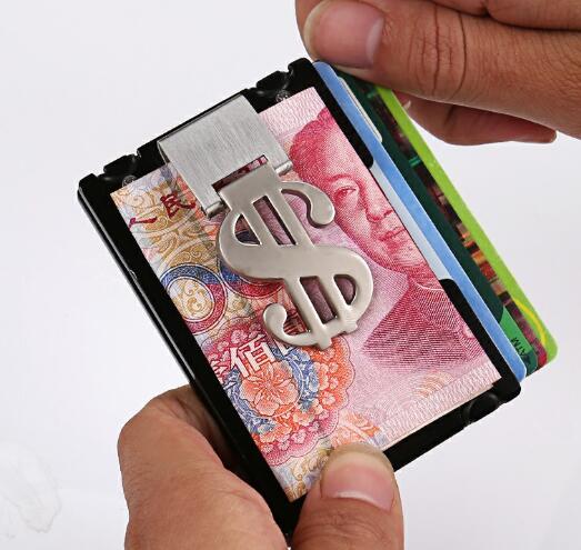 High quality aluminum alloy RFID anti-theft name card holder