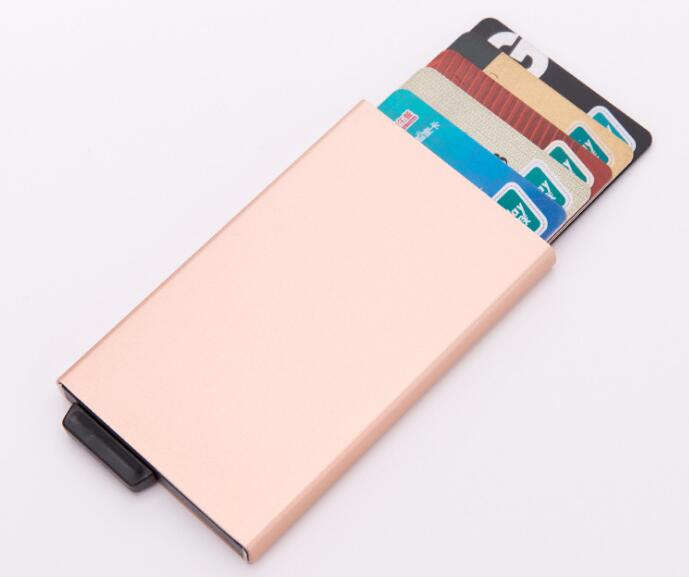 Good quality RFID aluminum alloy metal name card bank card holder