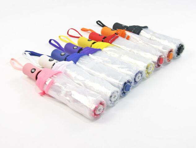 Customize logo 8 ribs transparent auto umbrella