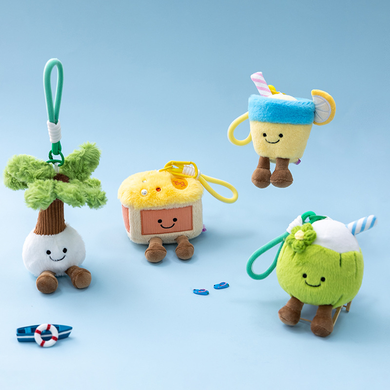 Promotional fashional PP cotton plush toy keychain