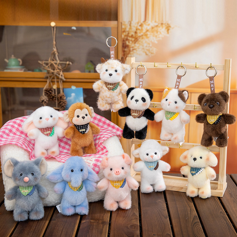 Customize fashional PP cotton plush toy keychain