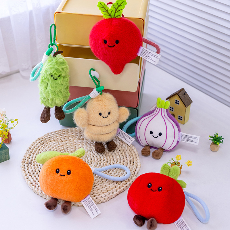 Customize high quality PP cotton plush toy keychain