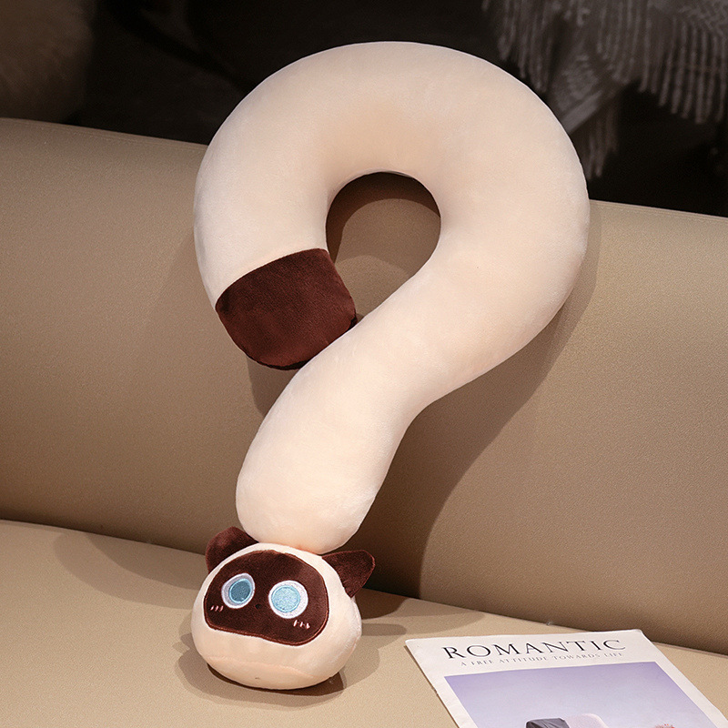 Promotional cheap size 12cm plush toy pillow