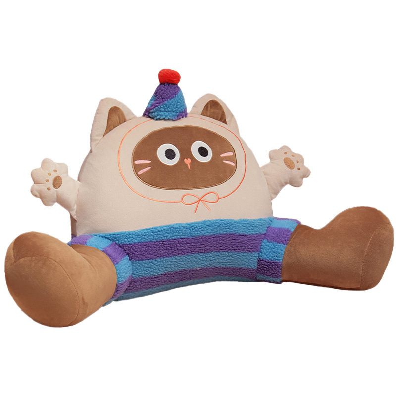Promotional cute size 12cm plush toy pillow